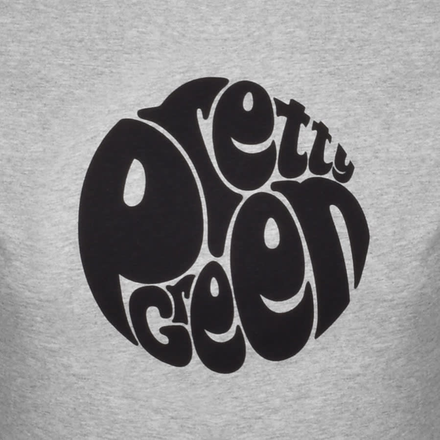 Alternative Image for ProductPretty Green Gillespie Logo T Shirt Grey3